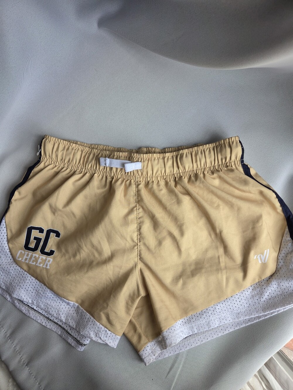 GC Cheer Yellow Women's Athletic Shorts Size S